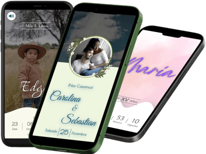 Invitaciones digitales para eventos sociales