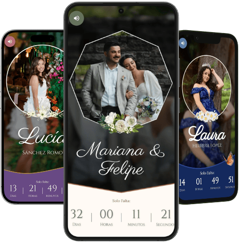 Invitaciones digitales para eventos sociales